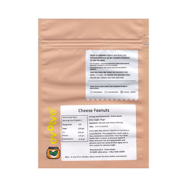 Evolve Foxnuts Cheese Pack Of 3