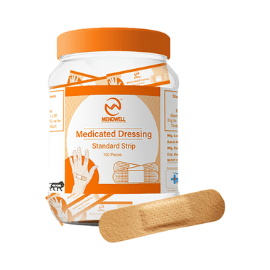 Mendwell Medicated Dressing Bandage Standard Strip