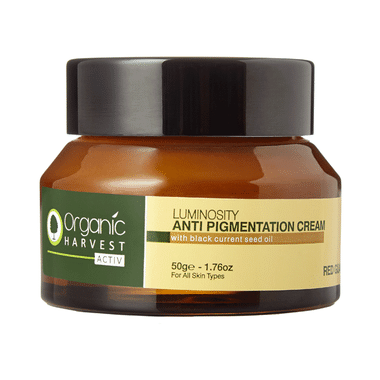 Organic Harvest Activ Luminosity Anti Pigmentation Cream With Black Current Seed Oil