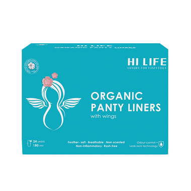 Hi Life Organic Panty Liners with Wings