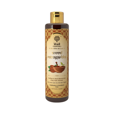 Khadi Essentials Ratnagarbha-Coffee & Red Moroccan Clay Hair Rinser