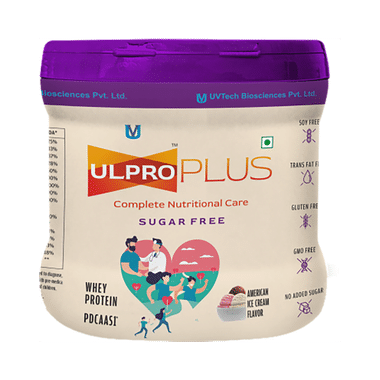 Ulpro Plus Whey Protein Powder American Ice Cream Sugar Free