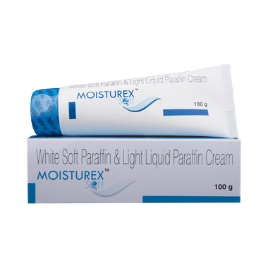 Moisturex White Soft Paraffin & Light Liquid Paraffin Cream | Paraben Free | Derma Care | Face Care Product For Extreme Dryness Cream