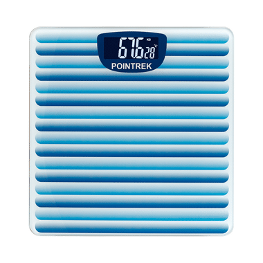 Pointrek Digital/LCD Weighing Scale Stripes Glass