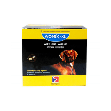 Beaphar Worex XL Wipe Out Worms (Deworming) Tablet For Dogs