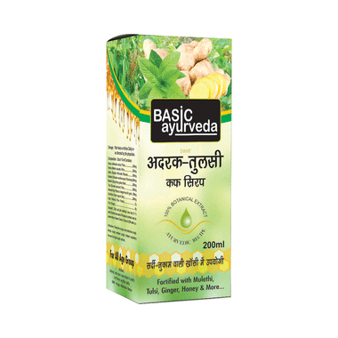 Basic Ayurveda Adrak Tulsi Cough Syrup