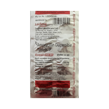 Evoxil 250 DT Tablet