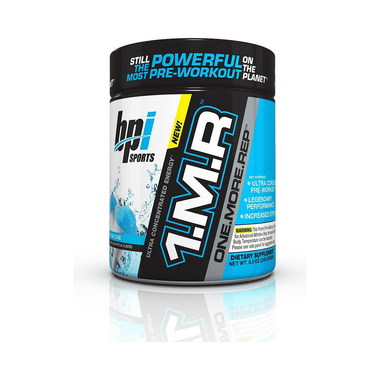 BPI Sports 1MR One More Rep Ultra Concentrated Energy Supplement Powder Snow Cone