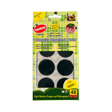 Runbugz Mosquito Repellent Patch Green