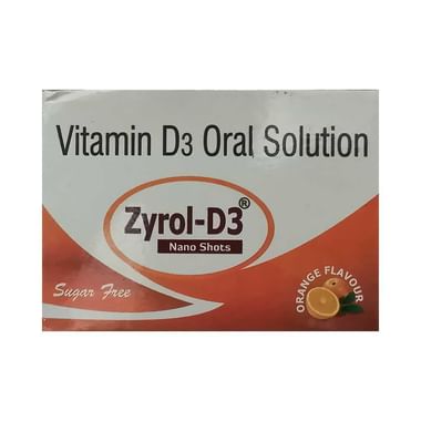 Zyrol-D3 Nano Shots (Each 5ml) Orange Sugar Free