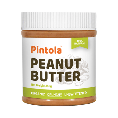 Pintola Organic Peanut For Weight Management & Healthy Heart | Butter Crunchy