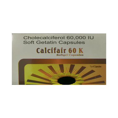 Calcifair 60K Soft Gelatin Capsule