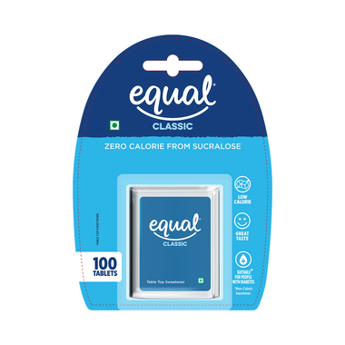 Equal Classic Zero Calorie From Sucralose Tablet (100 Each)
