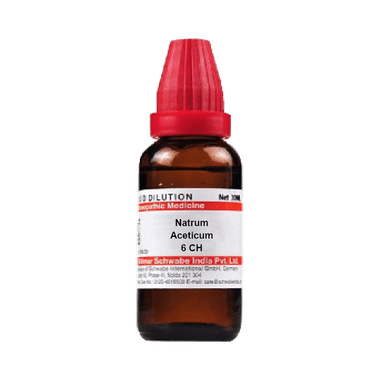 Dr Willmar Schwabe India Natrum Aceticum Dilution 6 CH