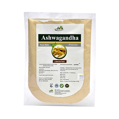 Jain Ashwagandha (Withania Somnifera) Powder