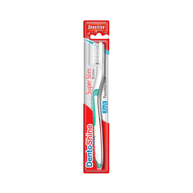 DentoShine Super Slim Soft Toothbrush Green