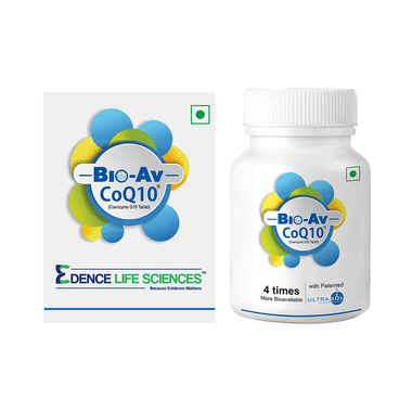 Bio-Av CoQ10 For Energy, Heart, Liver & Kidney Health | Tablet