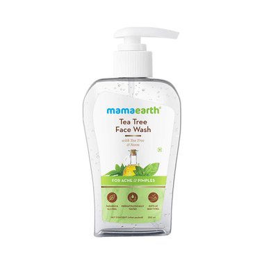 Mamaearth Tea Tree Face Wash For Healthy Skin | Paraben & SLS-Free | All Skin Types