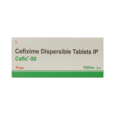 <span style='color:#626A7A'>Cefic 50 Tablet DT</span>