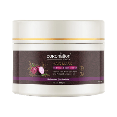 Coronation Herbal Red Onion & Black Seed Oil Hair Mask (200gm Each)