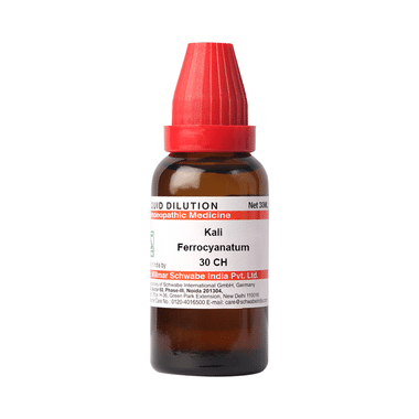 Dr Willmar Schwabe India Kali Ferrocyanatum Dilution 30 CH