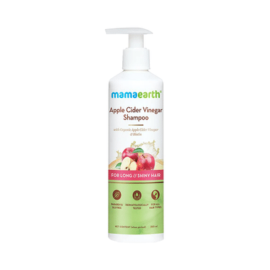 Mamaearth Apple Cider Vinegar Shampoo For Hair Fall & Hair Care | SLS & Paraben-Free | For All Hair Types