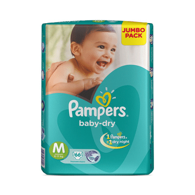 Pampers Baby-Dry Disposable Diaper Medium
