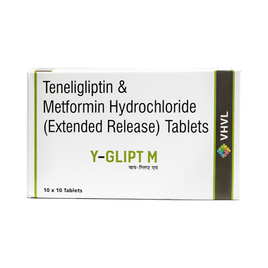 Y Glipt M 500mg/20mg Tablet ER