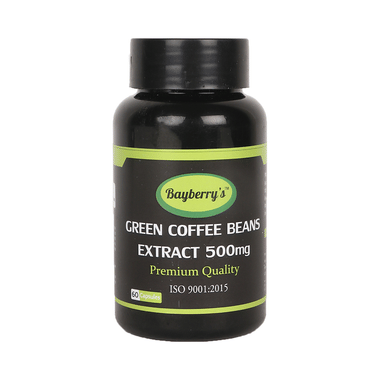 Bayberry's Green Coffee Bean Extract 500mg Capsule