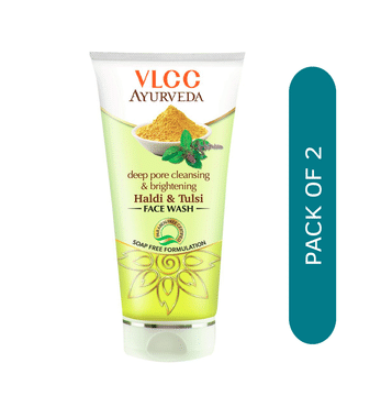 VLCC Ayurveda Deep Pore Cleansing & Brightening Haldi & Tulsi Face Wash