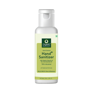 Organic Harvest Hand Cleanser Hand+ Sanitizer (100ml Each)