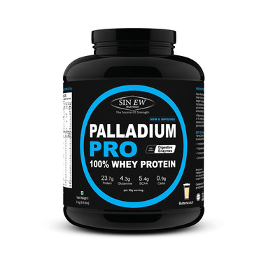 Sinew Nutrition Palladium Pro 100% Whey Protein With Digestive Enzymes Butterscotch