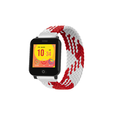 GOQii Vital Junior Fitness with 3 Months Health & Personal Coaching Smart Watch Cherry & Cream