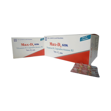 Max-D3  60K Soft Gelatin Capsule