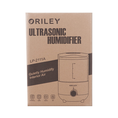 Oriley 2111A Ultrasonic Cool Mist Humidifier Transparent White