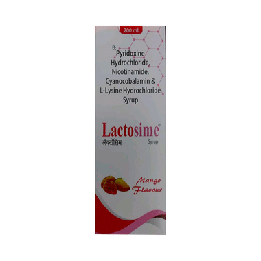 Lactosime Syrup Mango