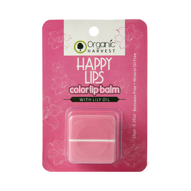 Organic Harvest Happy Lips Color Lip Balm Pink