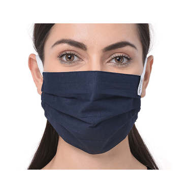 OrchidPlus 6 Ply Protect-T Face Mask Universal Navy Blue