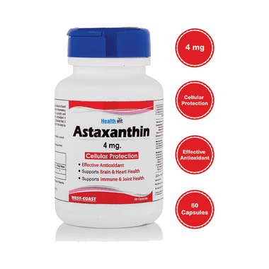 HealthVit Astaxanthin 4mg Capsule