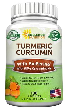 Asquared Nutrition Turmeric Curcumin Capsule