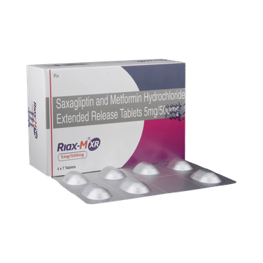 Riax-M XR 5mg/500mg Tablet