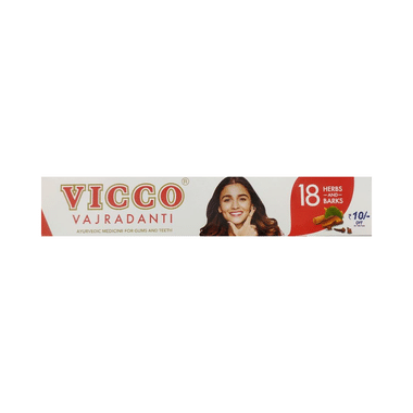 Vicco Vajradanti Ayurvedic Medicine for Gums and Teeth Regular