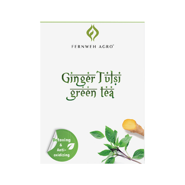 Fernweh Agro Ginger Tulsi Green Tea