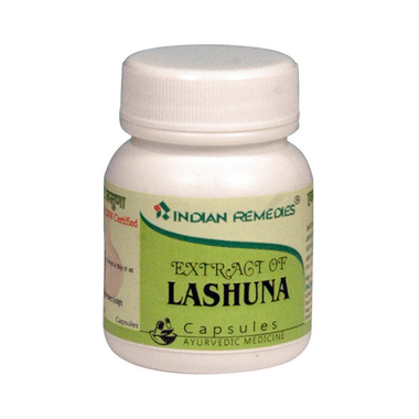 Indian Remedies Extract of Lashuna (Garlic) Capsule