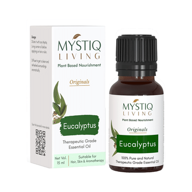 Mystiq Living Eucalyptus Essential Oil 100% Pure Therapeutic Grade