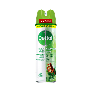 Dettol Original Pine Disinfectant Spray Sanitizer for Germ Protection on Hard & Soft Surfaces