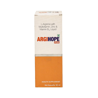 Argihope Plus Liquid With L-Arginine, Multivitamin, Zinc & Vitamin B12