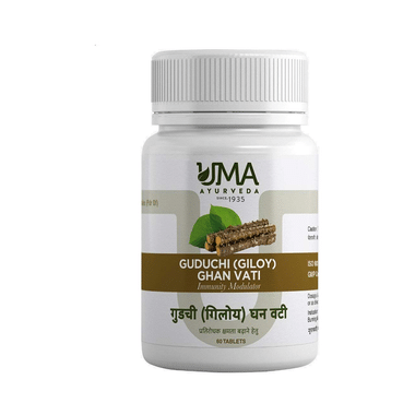 Uma Ayurveda Guduchi (Giloy) Ghan Vati Immunity Modulator