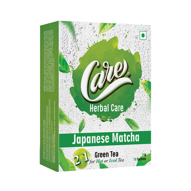 Care Herbal Care 2 In 1 Green Tea (14gm Each) Japanese Matcha