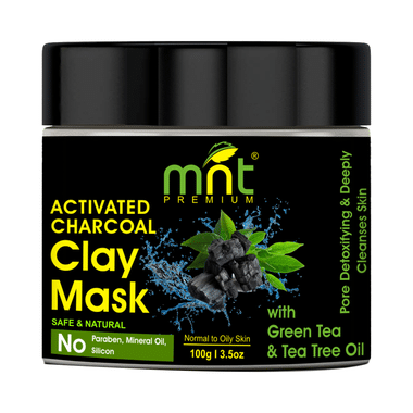 MNT Premium Clay Mask Activated Charcoal